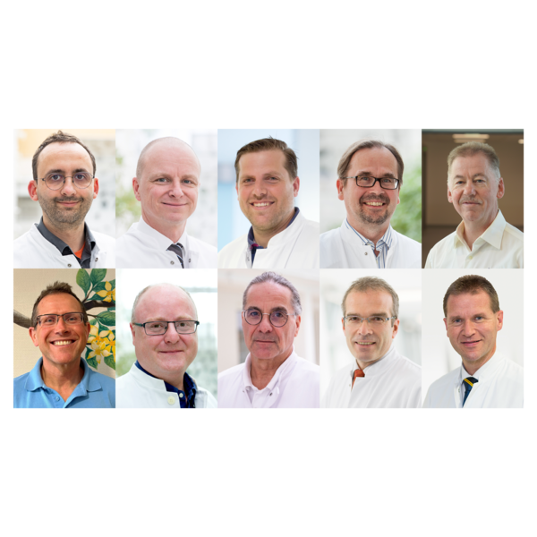 10 Portraits ausgezeichneter Mediziner. 